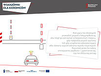 Kierujący ma obowiązek  prowadzić pojazd z taką prędkością,  aby mógł go zatrzymać w bezpiecznym miejscu,  gdy nadjeżdża pojazd szynowy  lub gdy urządzenie zabezpieczające  albo dawany sygnał zabrania wjazdu na przejazd.  Rozumieć przez to należy  zmniejszenie prędkości i upewnienie się,  czy nie zbliża się pociąg.