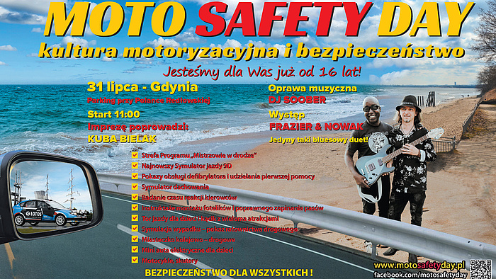Grafika promocyjna wydarzenia. Z datą i atrakcjami (z treści artykułu)