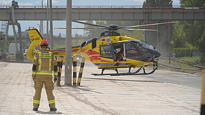 Lądowanie helikoptera LPR