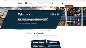 Screen z formularzem zgłaszania usterki.