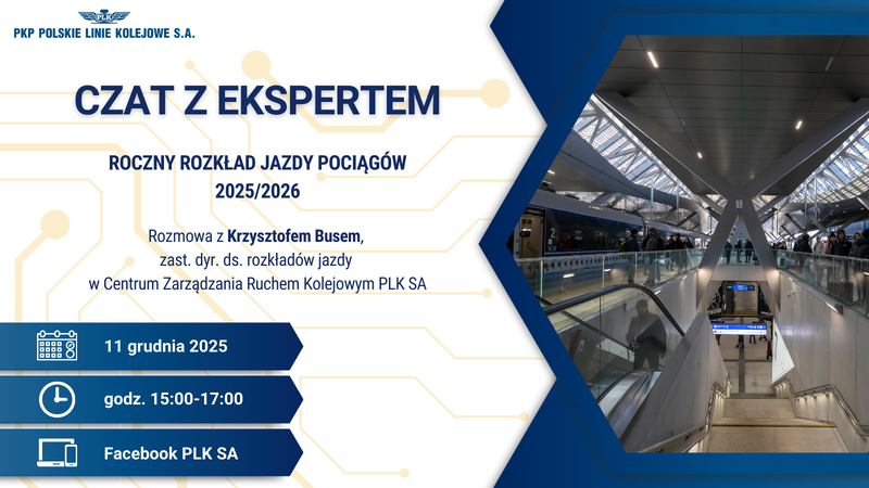 Grafika z zaproszeniem na Czat z Ekspertem