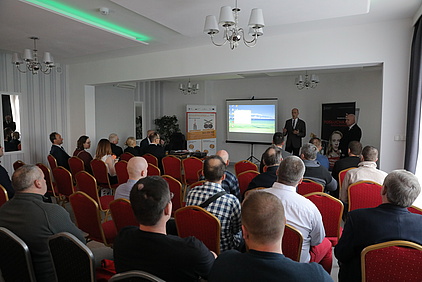 Zdjęcie ze spotkania - prelekcja prowadzona przez Włodzimierza Kiełczyńskiego