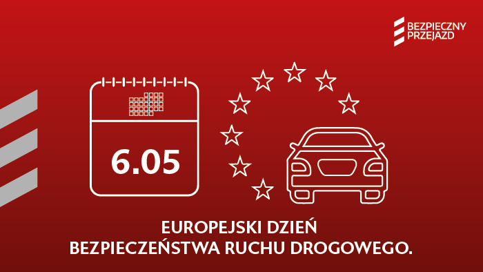 Ikona kalendarza oraz samochodu wpisanego w gwiazdki symbolizujące UE
