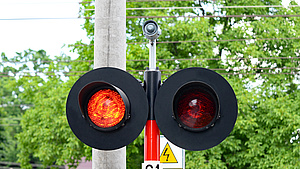 Sygnalizacja świetlna na przejeździe